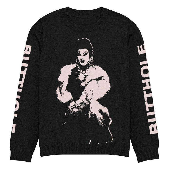 Lydia B Kollins Knitted crew neck sweater - dragqueenmerch