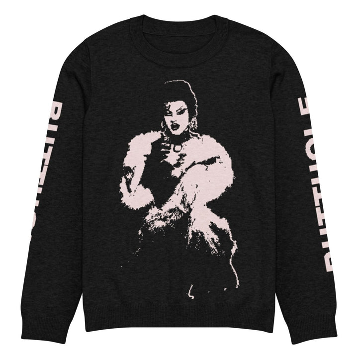 Lydia B Kollins Knitted crew neck sweater - dragqueenmerch