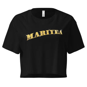 Mariyea - Golden Goddess Logo Crop Top