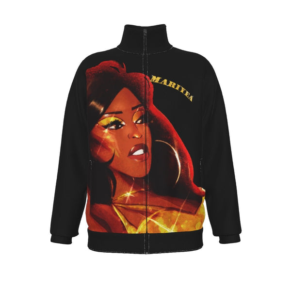 Mariyea - Illustration Stand Collar Jacket - dragqueenmerch