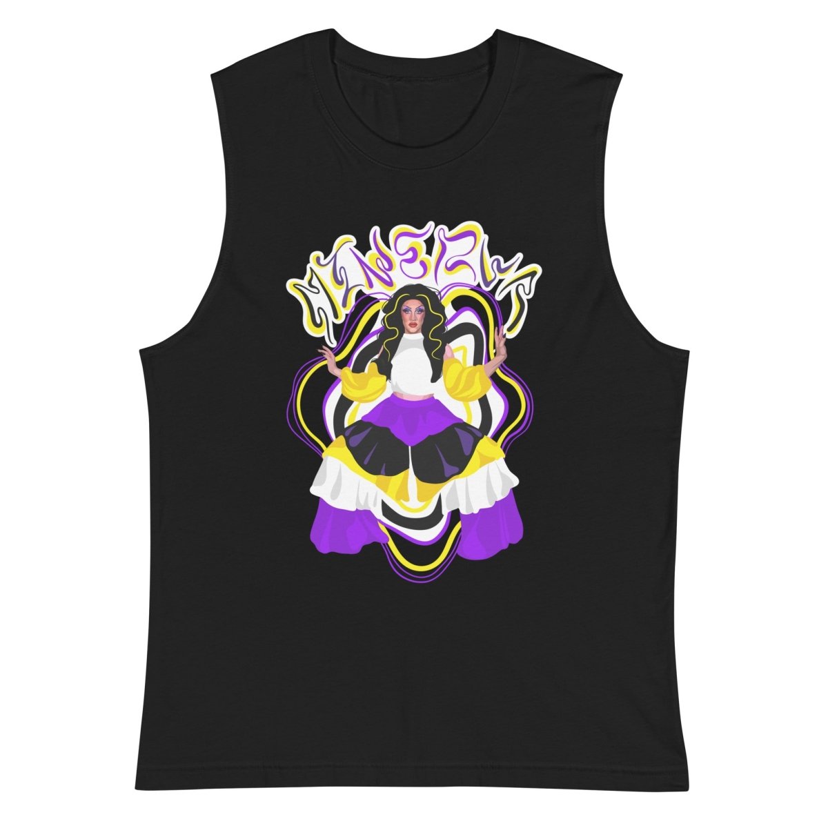 Minerva - Color Burst Muscle Shirt – dragqueenmerch