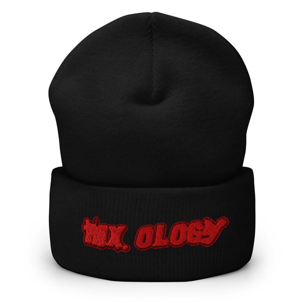 Mx. Ology - Logo Puff Embroidered Cuffed Beanie - dragqueenmerch