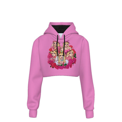 Nemesis Lacroix - Peachy Crop Top Hoodie