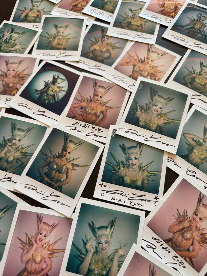 Nini Coco - Hand Signed Polaroid - dragqueenmerch