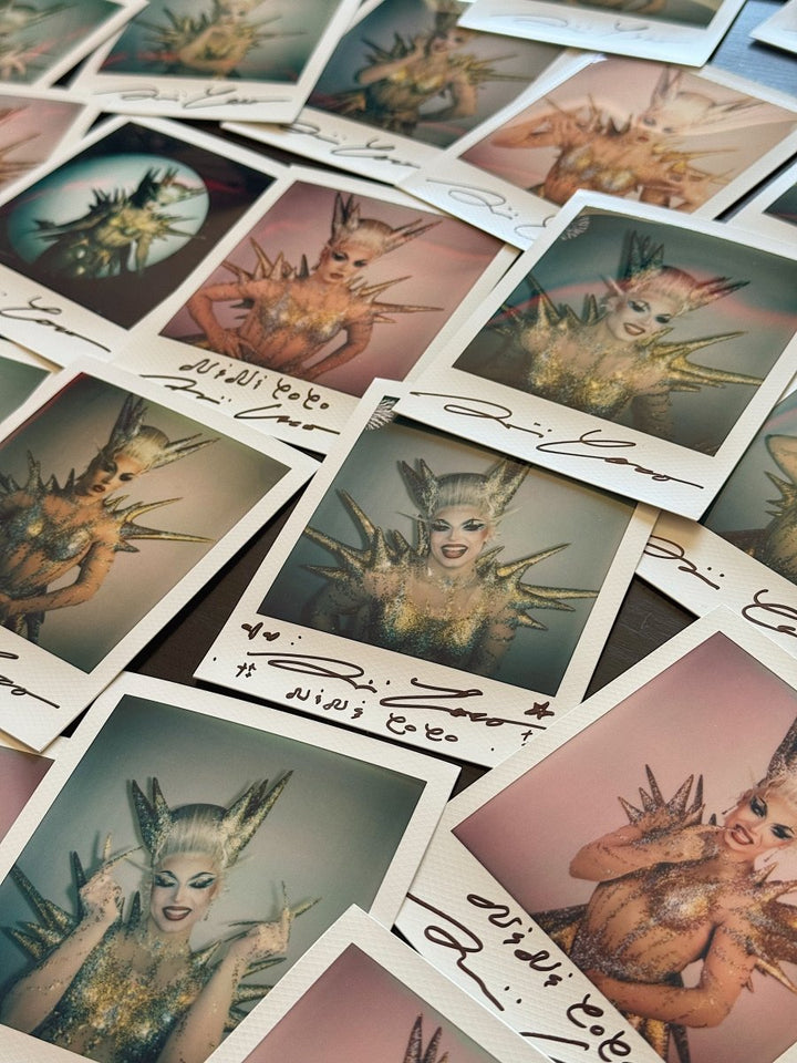 Nini Coco - Hand Signed Polaroid - dragqueenmerch