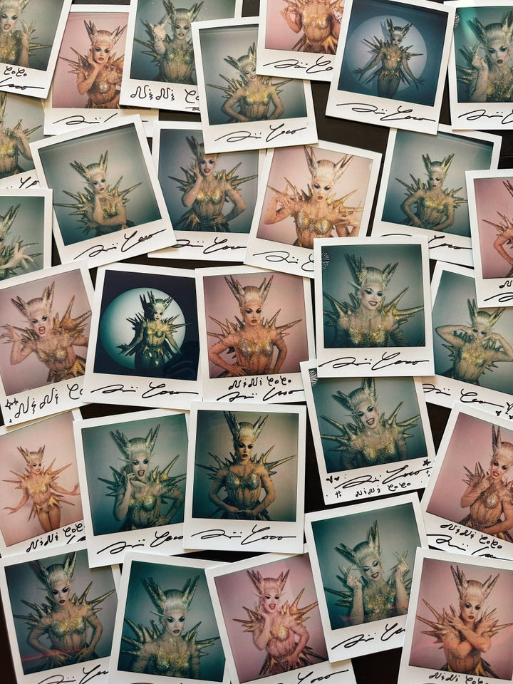 Nini Coco - Hand Signed Polaroid - dragqueenmerch