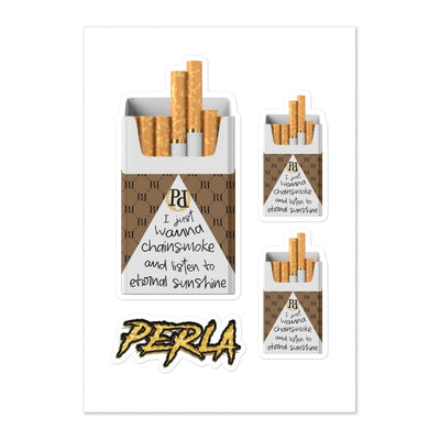 Perla - Chainsmoke and Logo Sticker Sheet