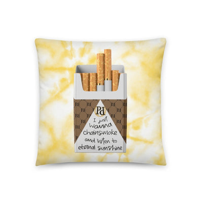 Perla - Chainsmoke Throw Pillow