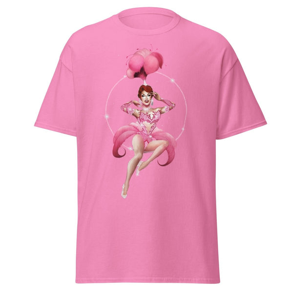 Plasma - Pink Showgirl Unisex T-Shirt - Azalea - dragqueenmerch
