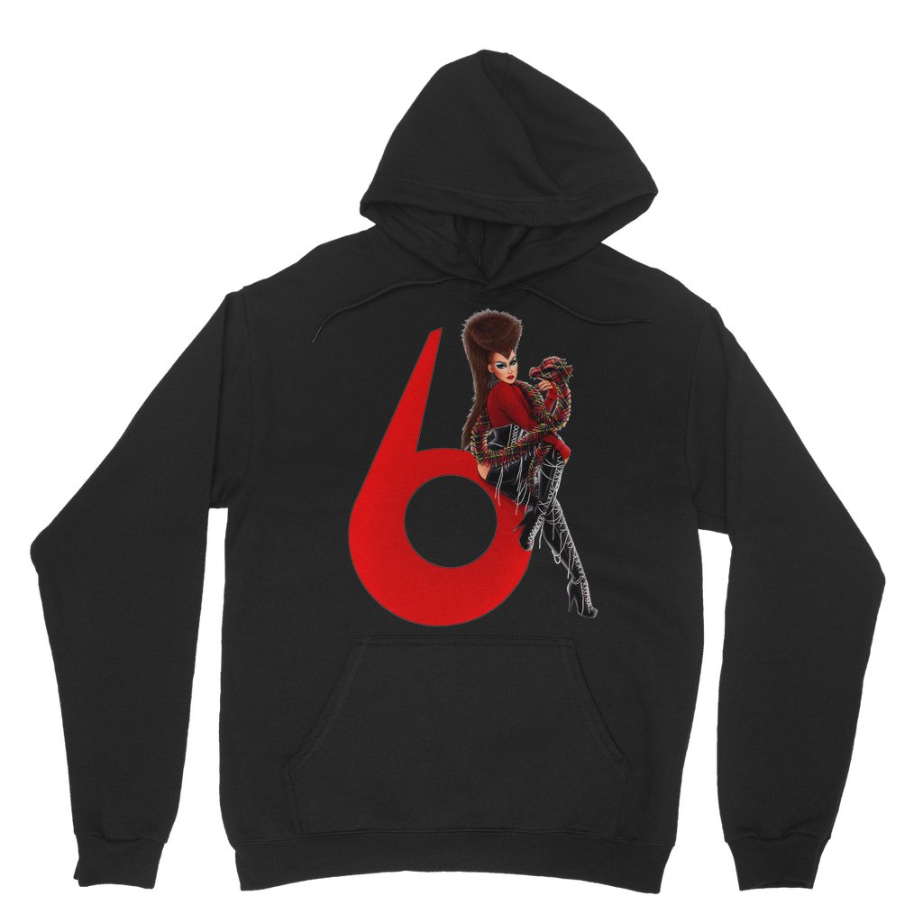 6 (@callher6 - ) These Boots Hoodie - dragqueenmerch