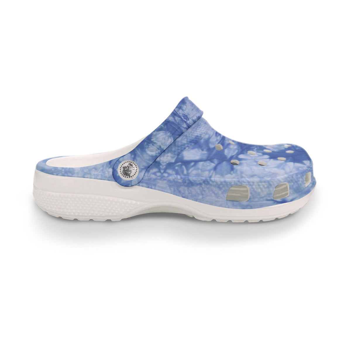 DQM - Blue Crinkle Unisex Clog Sandals