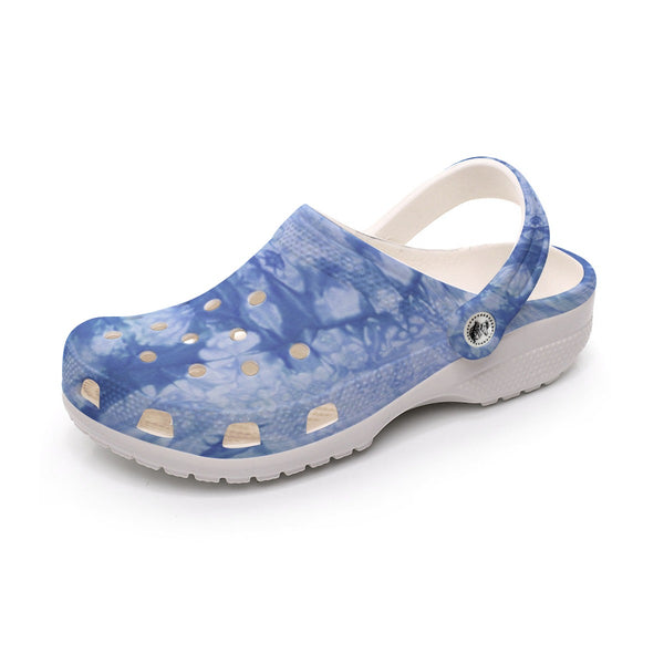 DQM - Blue Crinkle Unisex Clog Sandals