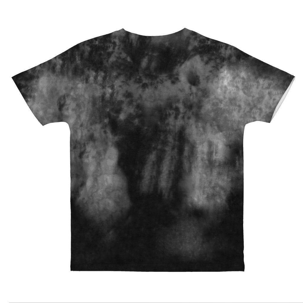 ABHORA "ILLUSTRATED" BLACK CLOUD DYE ALL OVER PRINT T-SHIRT