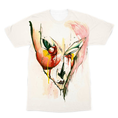 ABHORA ILLUSTRATED ﻿ALL OVER PRINT T-SHIRT