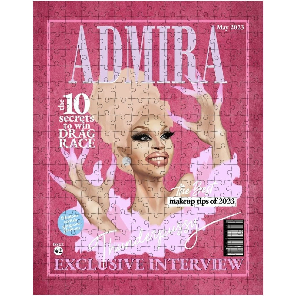 Admira Thunderpussy - Cover Girl Jigsaw Puzzle - dragqueenmerch