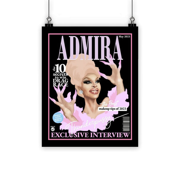 Admira Thunderpussy - Cover Story Poster - dragqueenmerch