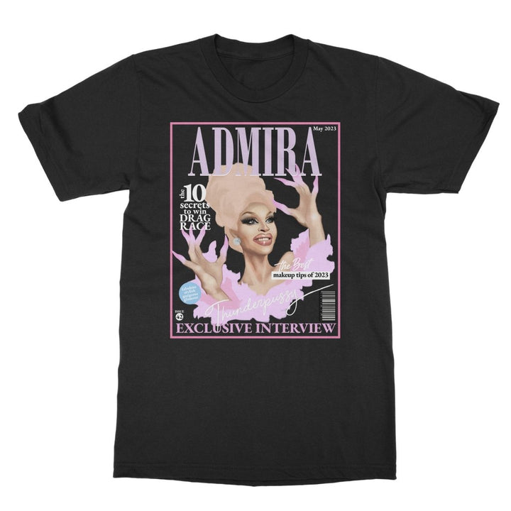 Admira Thunderpussy - Magazine Cover T-Shirt - dragqueenmerch