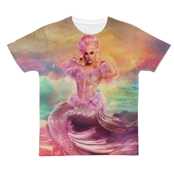 ADRIANA GOOD MERMAID SUBLIMATED T-SHIRT - dragqueenmerch