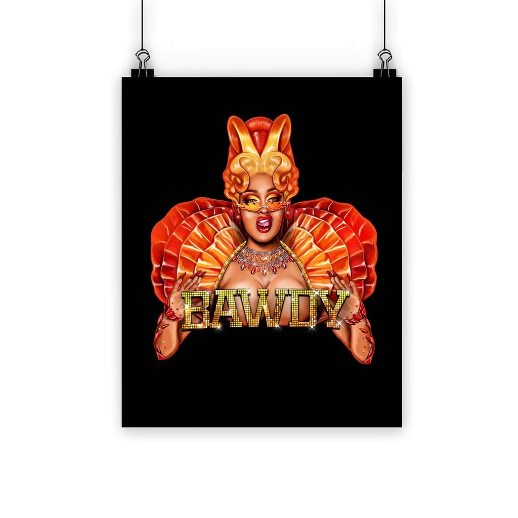 A'Keria Davenport - Bawdy Poster - dragqueenmerch