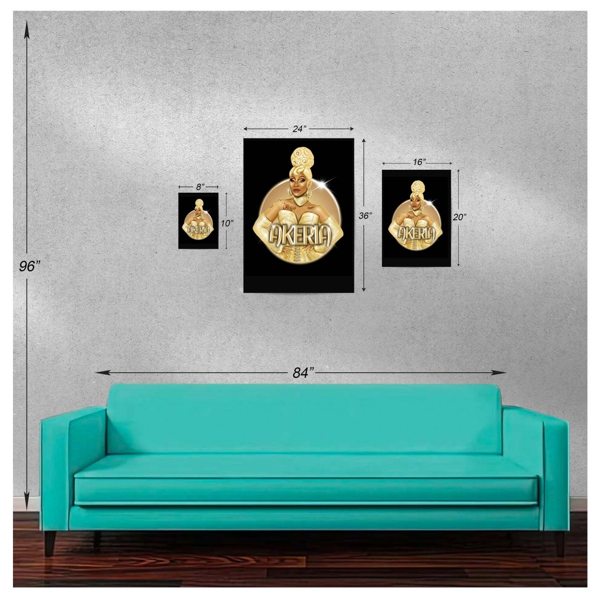 A'Keria Davenport - Stay Golden Poster - dragqueenmerch