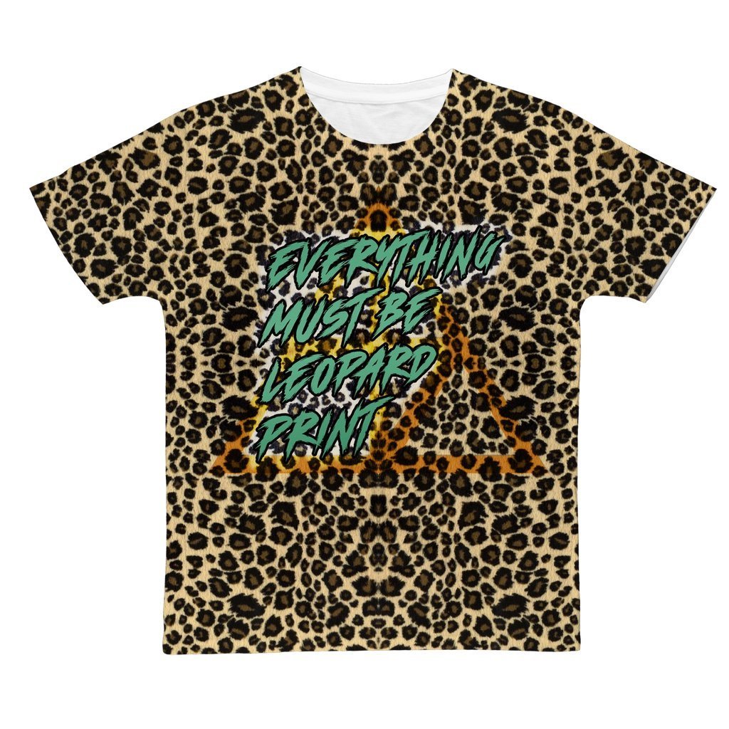 ALASKA "EVERYTHING MUST BE LEOPARD" ALL OVER PRINT T-SHIRT