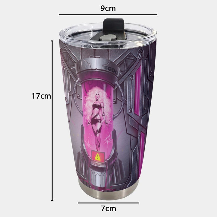 Alaska - Glamtron Invasion All Over Print 20 oz Tumbler - dragqueenmerch