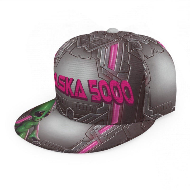 Alaska - Glamtron Invasion All Over Print Baseball Cap With Flat Brim - dragqueenmerch