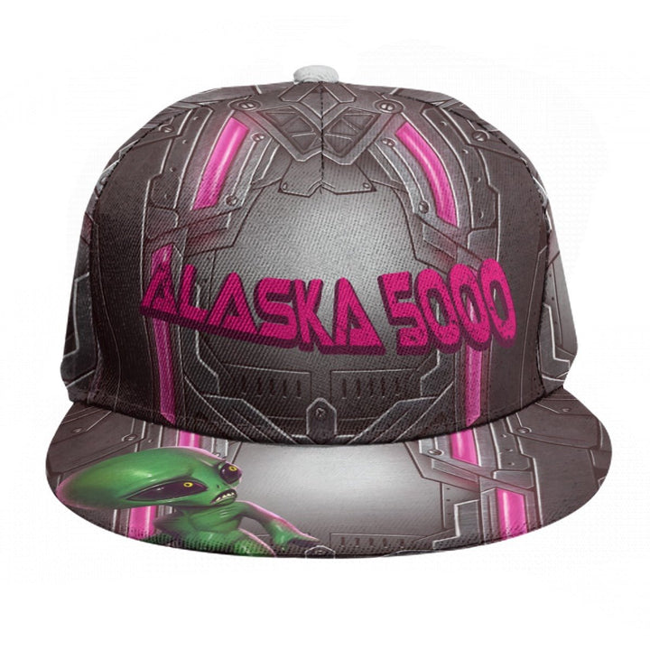 Alaska - Glamtron Invasion All Over Print Baseball Cap With Flat Brim - dragqueenmerch