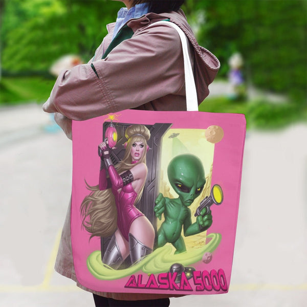 Alaska - Glamtron Invasion Jumbo Tote Bag - dragqueenmerch