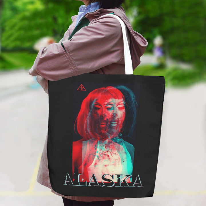 Alaska - Glitchy Photo Jumbo Tote Bag - dragqueenmerch