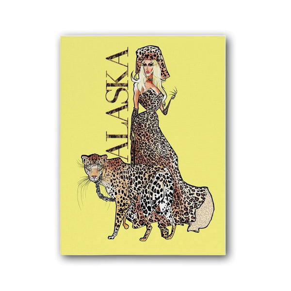 Alaska - Leopard Print Canvas Print - dragqueenmerch