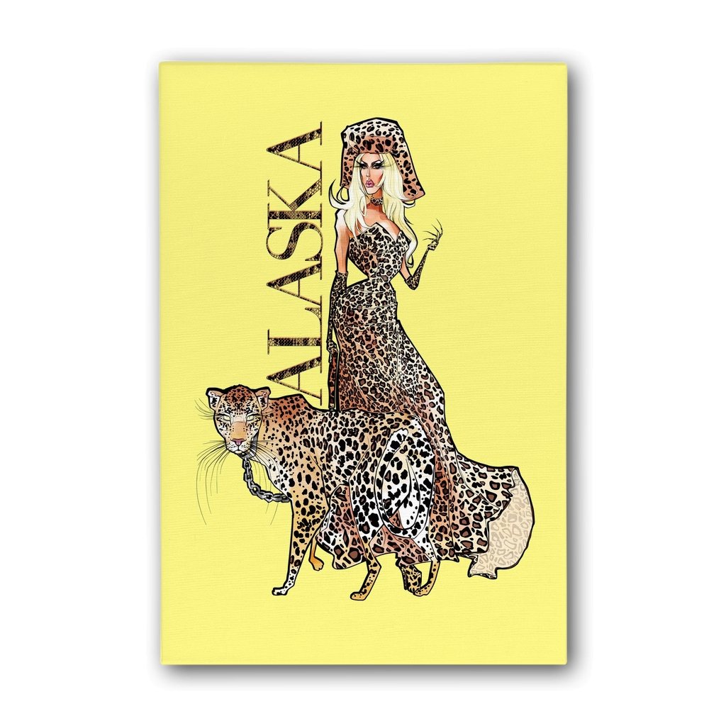 Alaska - Leopard Print Canvas Print - dragqueenmerch