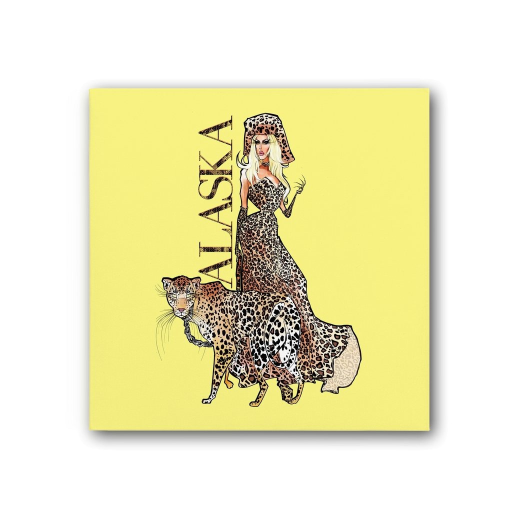 Alaska - Leopard Print Canvas Print - dragqueenmerch
