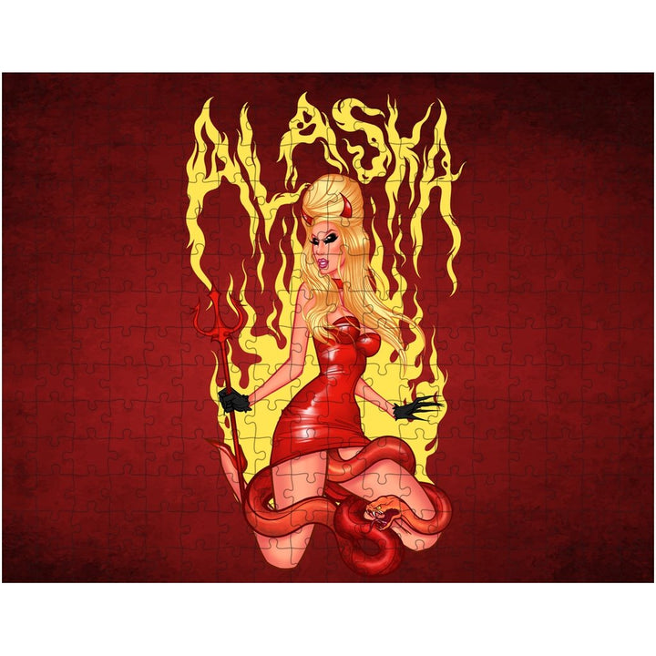 Alaska Thunderfuck "She Devil" Jigsaw Puzzle - dragqueenmerch