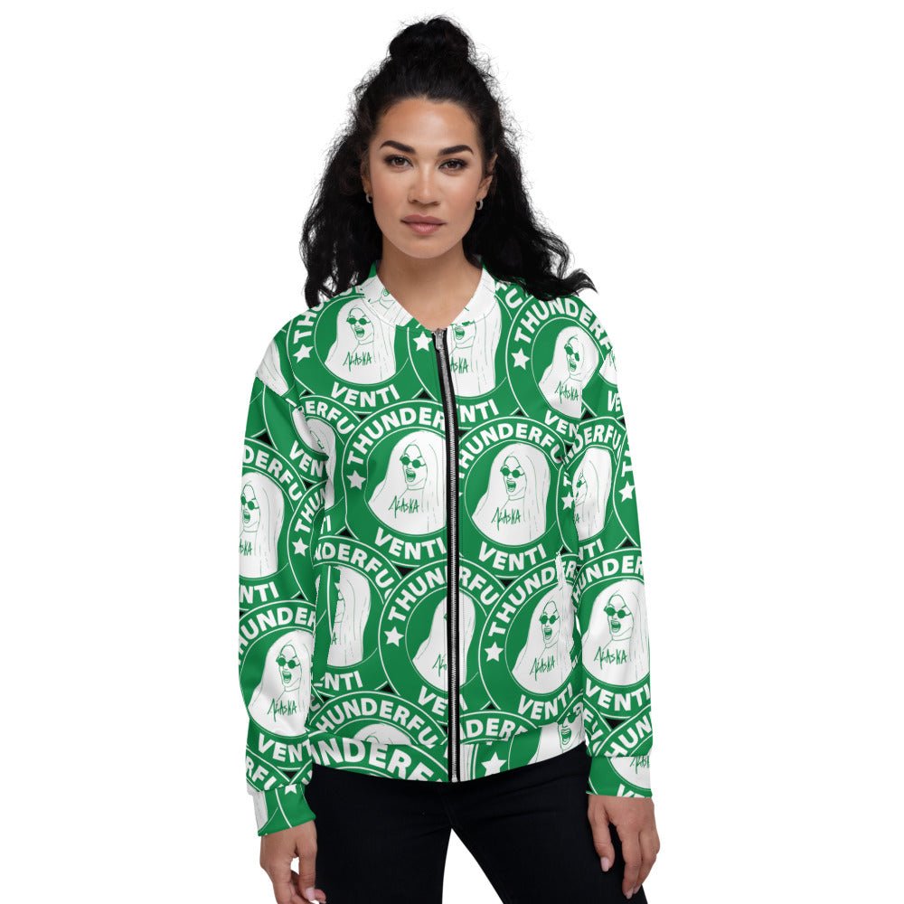 Alaska Thunderfuck "Venti" Unisex Bomber Jacket - dragqueenmerch