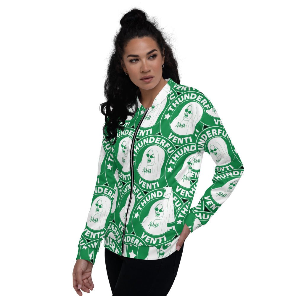 Alaska Thunderfuck "Venti" Unisex Bomber Jacket - dragqueenmerch