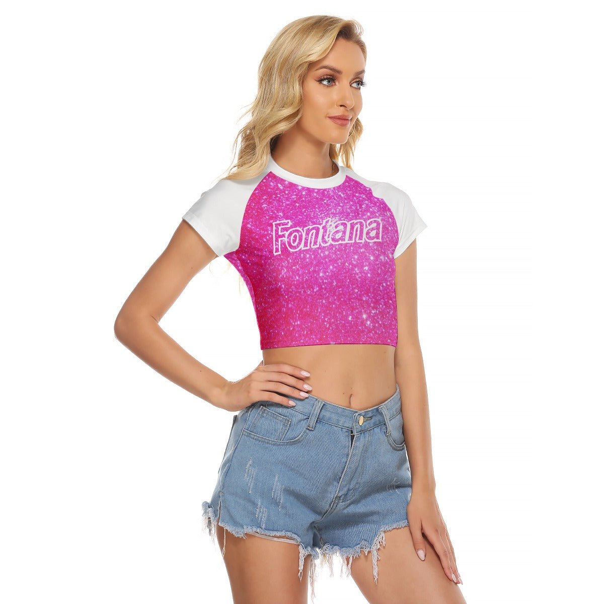 All-Over Print Women's Raglan Cropped T-shirt - dragqueenmerch
