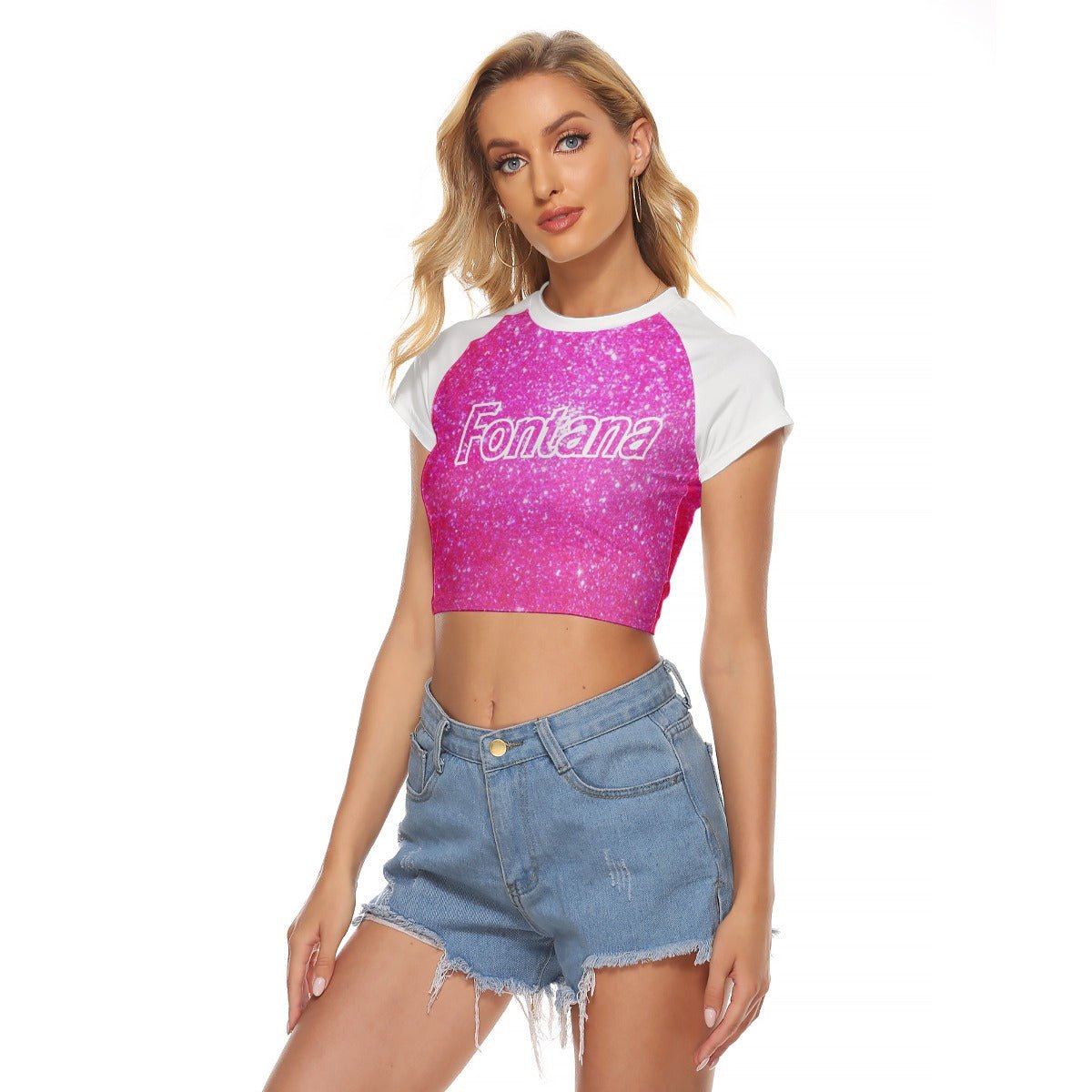 All-Over Print Women's Raglan Cropped T-shirt - dragqueenmerch