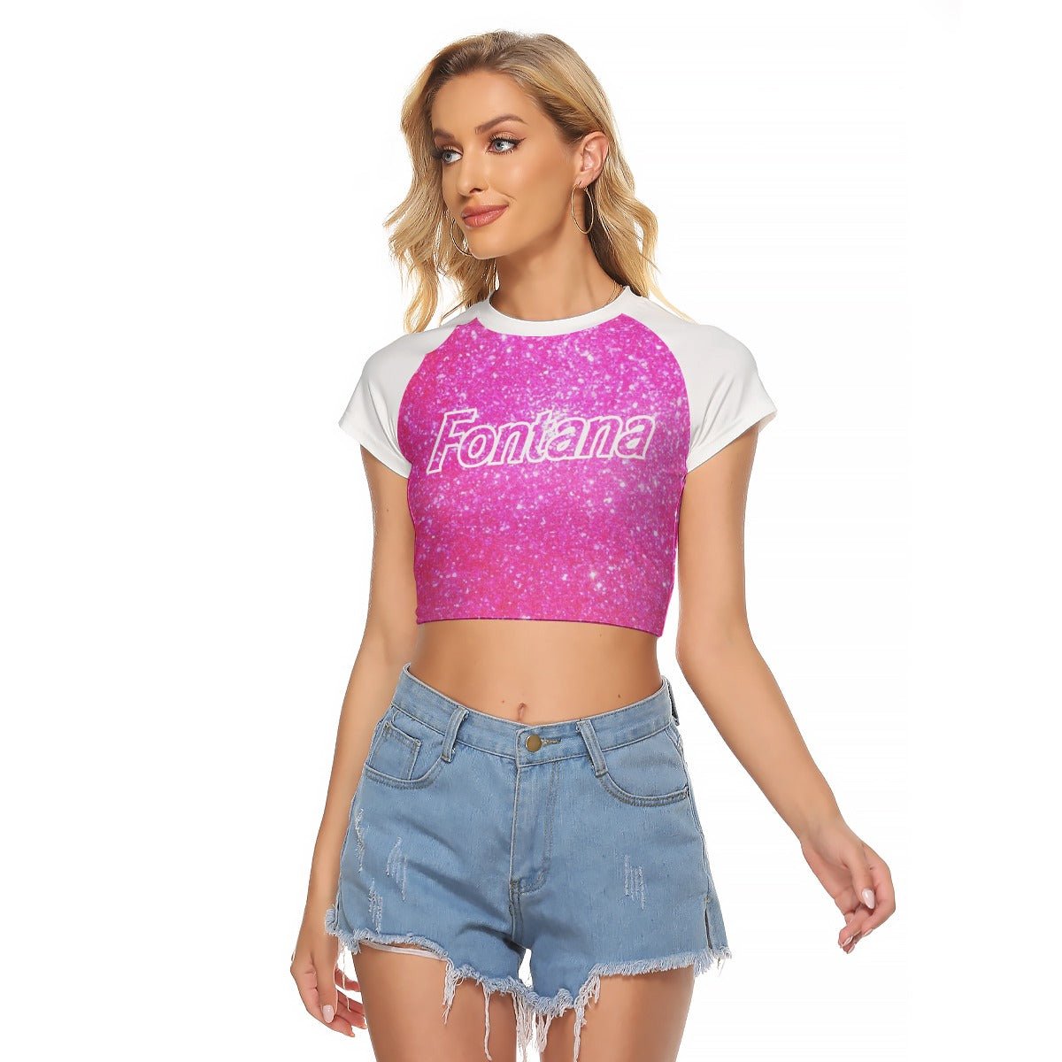 All-Over Print Women's Raglan Cropped T-shirt - dragqueenmerch
