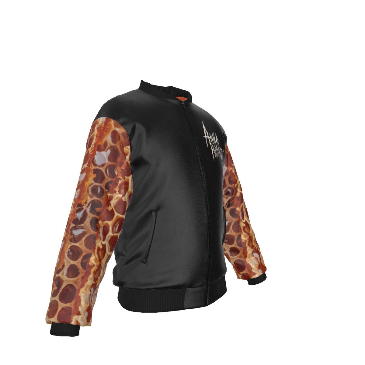 Anna Phylactic - Honeycomb All-Over Print Bomber Jacket - dragqueenmerch