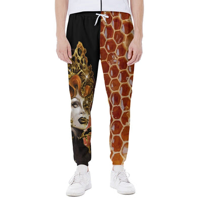 Anna Phylactic - Honeycomb All-Over Print Joggers
