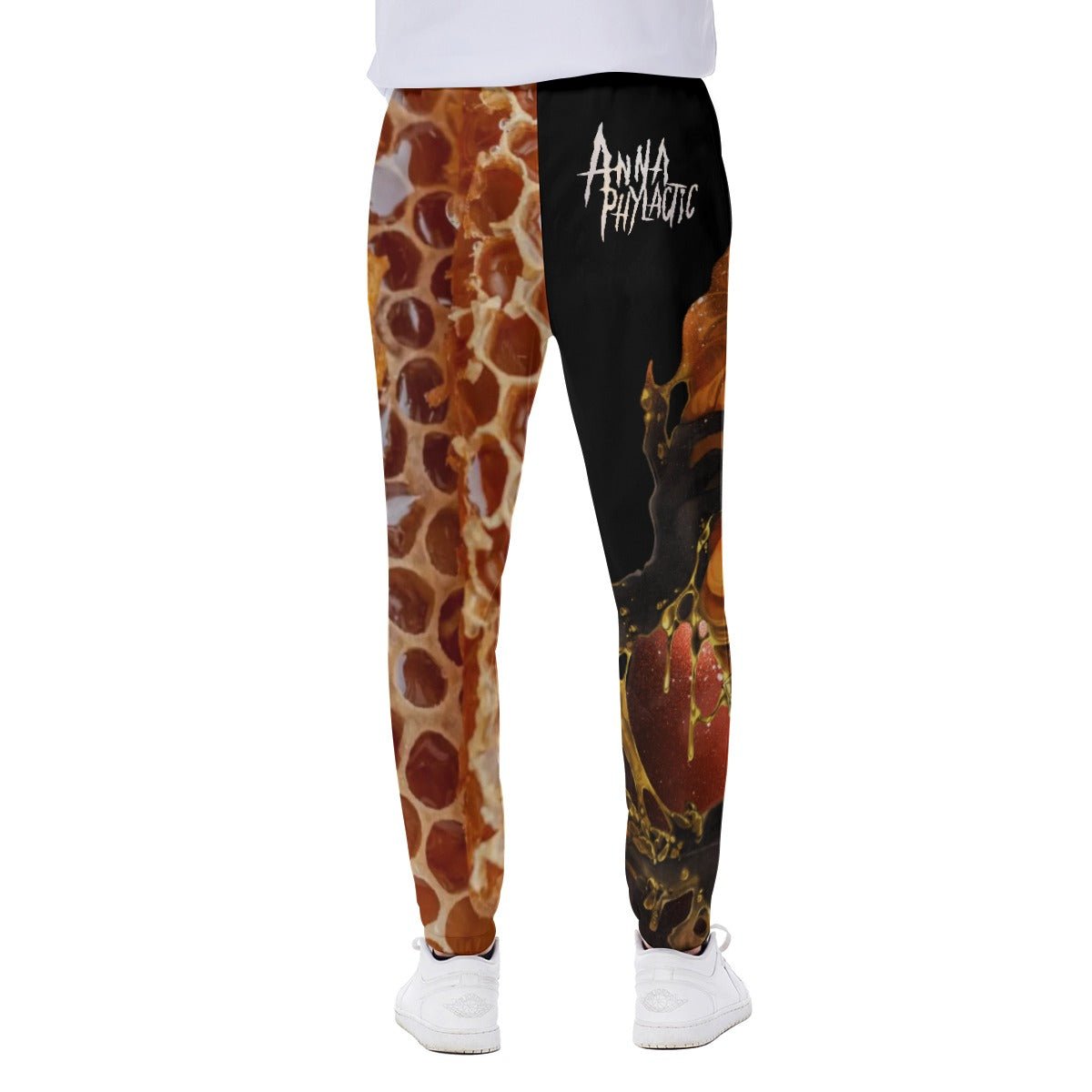 Anna Phylactic - Honeycomb All-Over Print Joggers - dragqueenmerch
