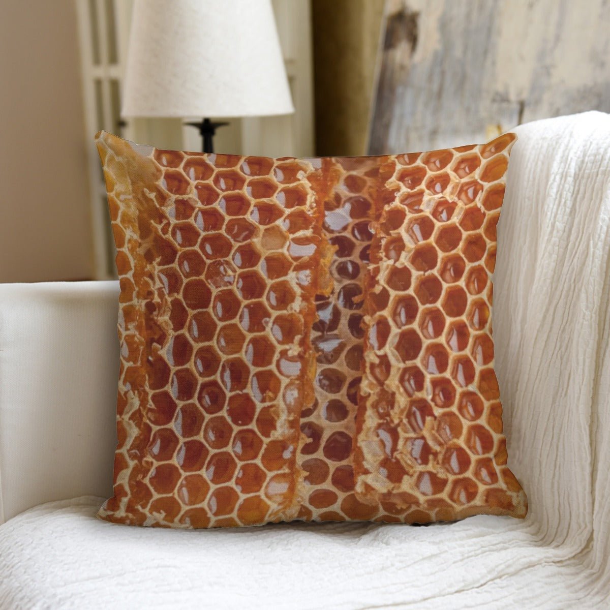 Anna Phylactic - Honeycomb Logo Pillow - dragqueenmerch