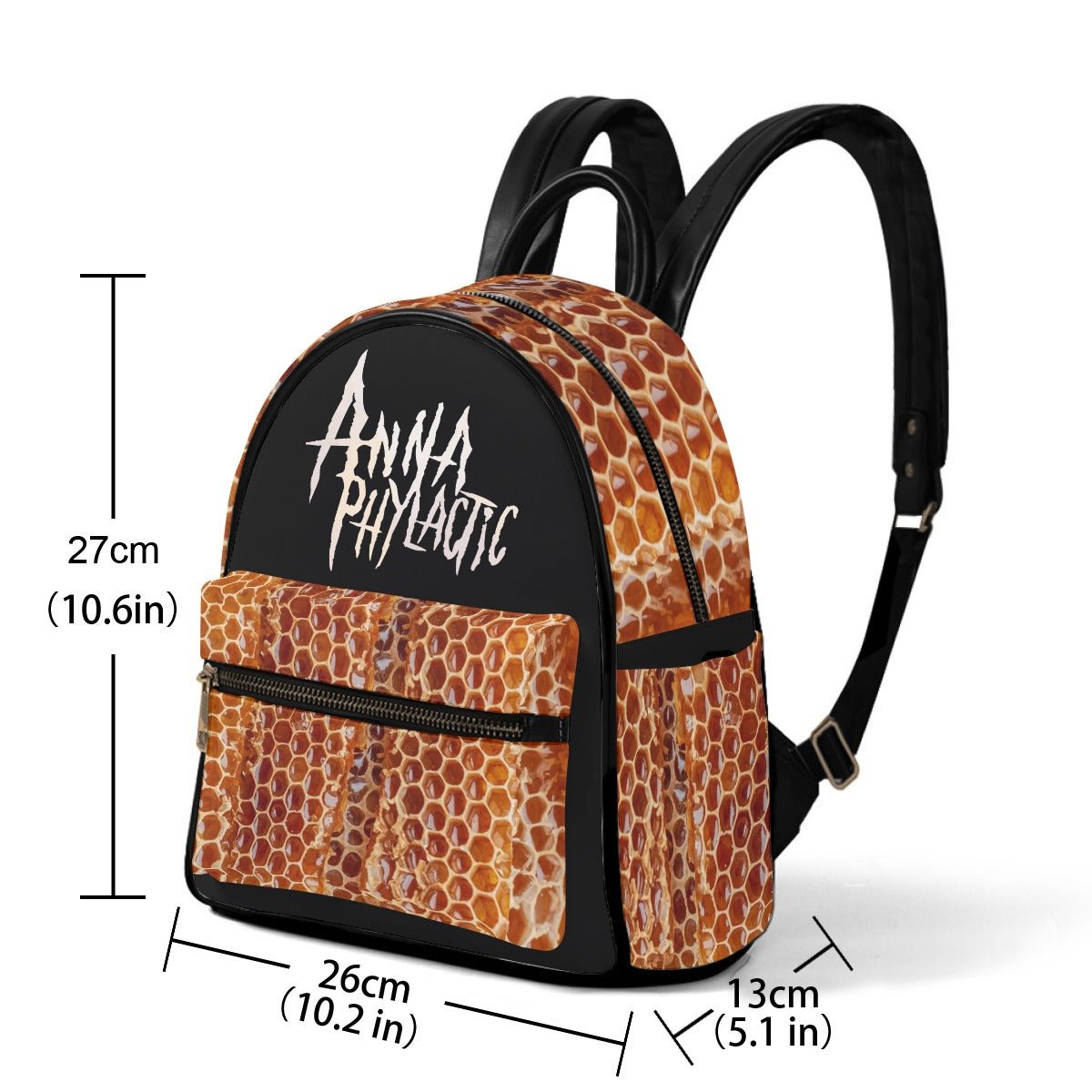 Anna Phylactic - Honeycomb Logo Small Size Backpack - dragqueenmerch