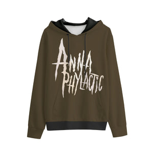 Anna Phylactic - Logo + Bust All Over PrintHoodie