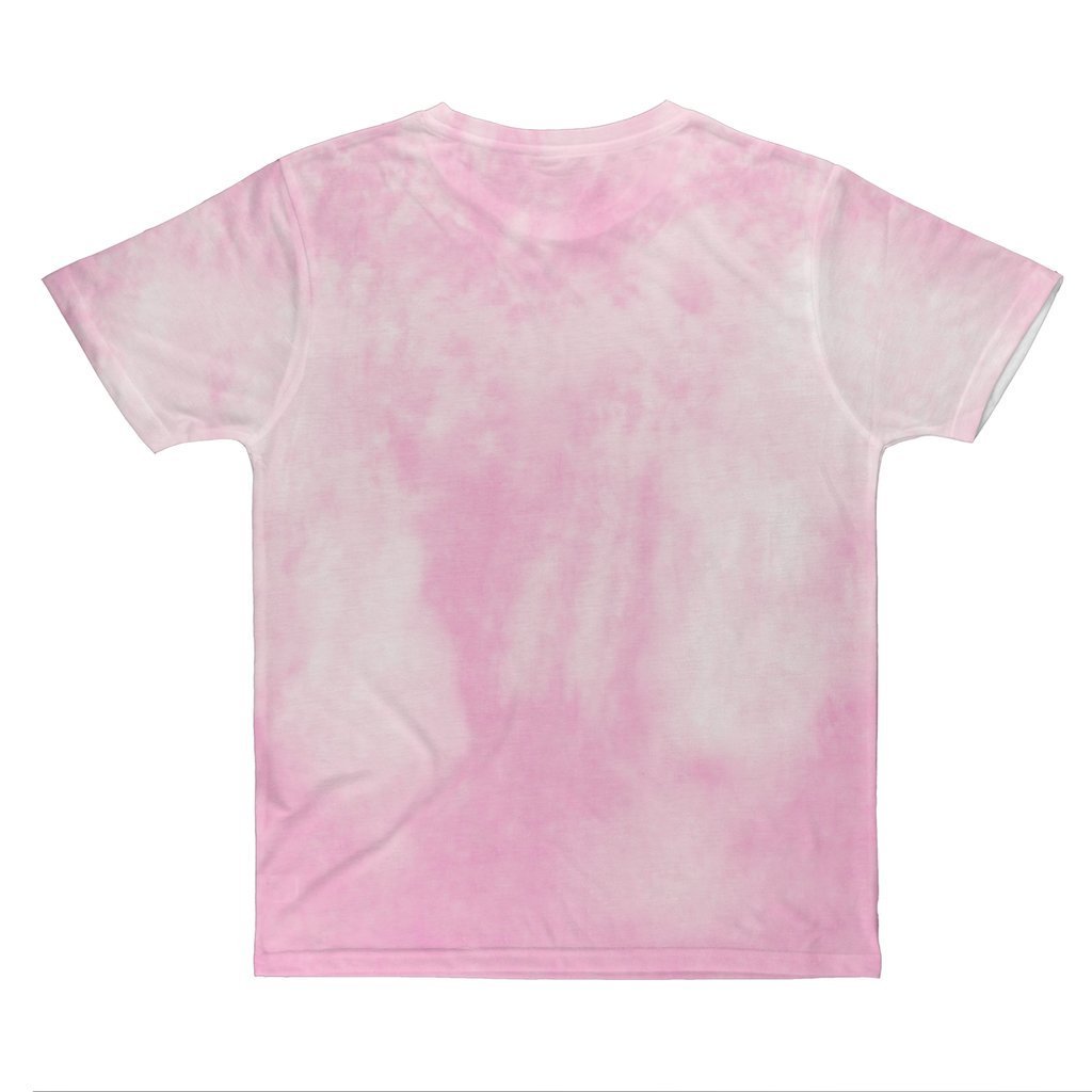 ARI KIKI "B&W NYC PHOTO" PINK CLOUD DYE ALL OVER PRINT T-SHIRT