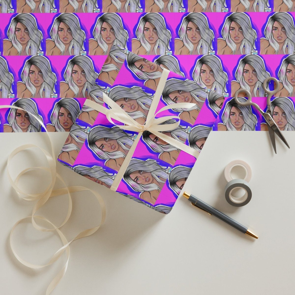 Arisce Wanzer - Ariscetocrat Wrapping paper sheets - dragqueenmerch