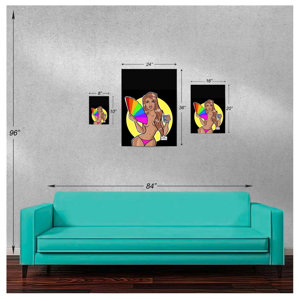 Arisce Wanzer - Tom Taylor Rainbow Poster - dragqueenmerch