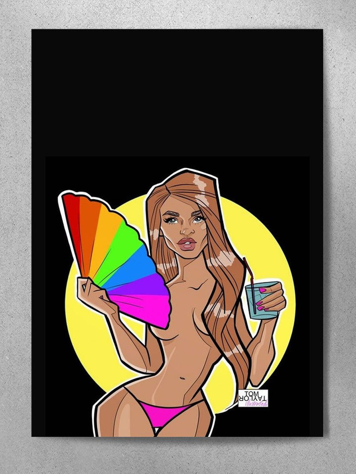 Arisce Wanzer - Tom Taylor Rainbow Poster - dragqueenmerch