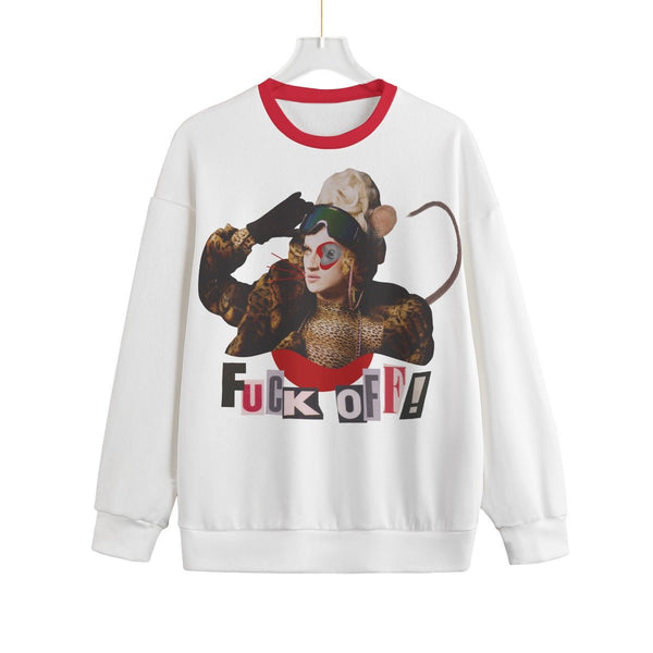 Banksie - Fuck Off Drop-Drop Shoulder Sweatshirt - dragqueenmerch